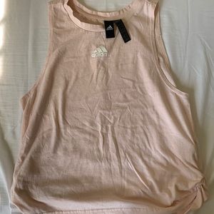 Adidas light pink top